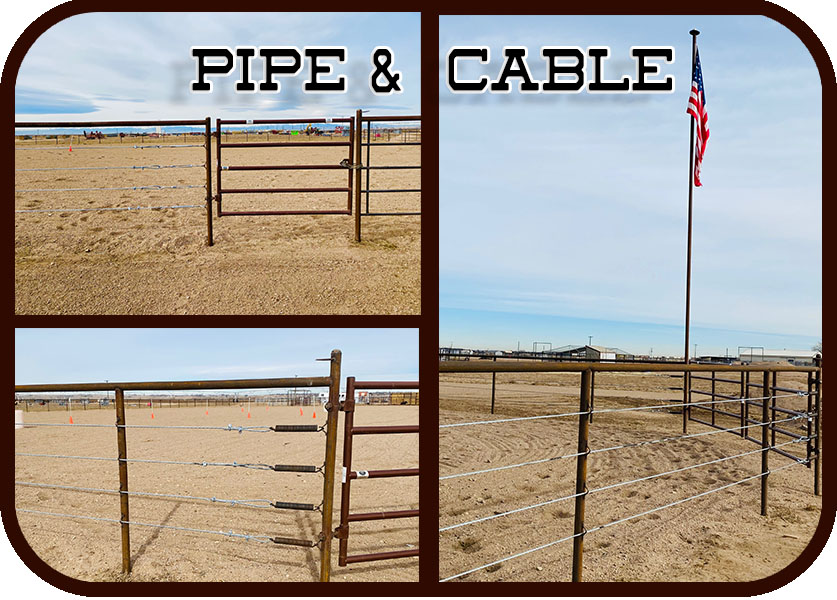 Pipe and Cable Fencing by Integrity Welding Service LLC in Northern Colorado