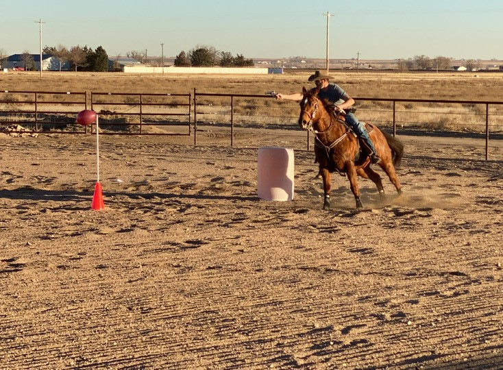 Pipe and Cable Fencing for a Riding Arena, completed 140' x 270' arena tying in gates for the cattle working box on the north side of the arena. Construction by Integrity Welding Service LLC, servicing the Front Range of Colorado.