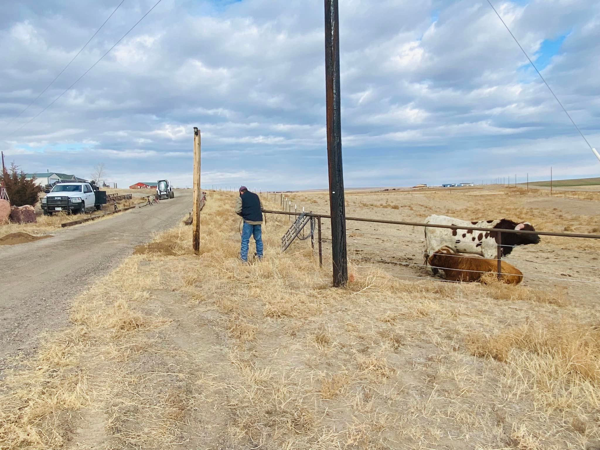 Pipe and Cable Fencing makes Great Fence for Corrals and Perimeter Fencing. 3 Strands of Galvanized Cable and a Rubrail. Constructed by Integrity Welding Service LLC, servicing the Front Range of Colorado.