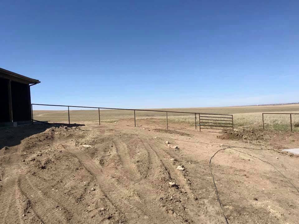 Pipe and Cable looks amazing on rolling terrain or grade as it follows the contour ! Constructed by Integrity Welding Service LLC, servicing the Front Range of Colorado.