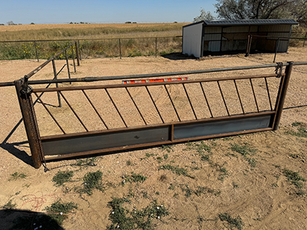 Pipe and Cable Fencing, with 3 Strands of Cable with a Rubrail. For horse pens and cattle corrals. Complete with Weld on Gates, and Feeder Fence Installed. Constructed by Integrity Welding Service LLC, servicing the Front Range of Colorado.