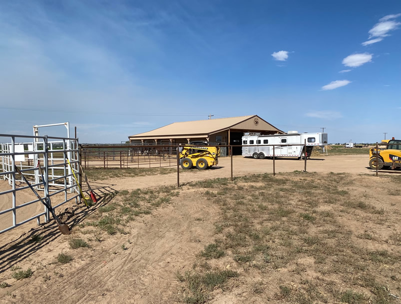 Continous Fence Cow Pen and Arena Construction by Integrity Welding Service LLC, servicing the Front Range of Colorado.