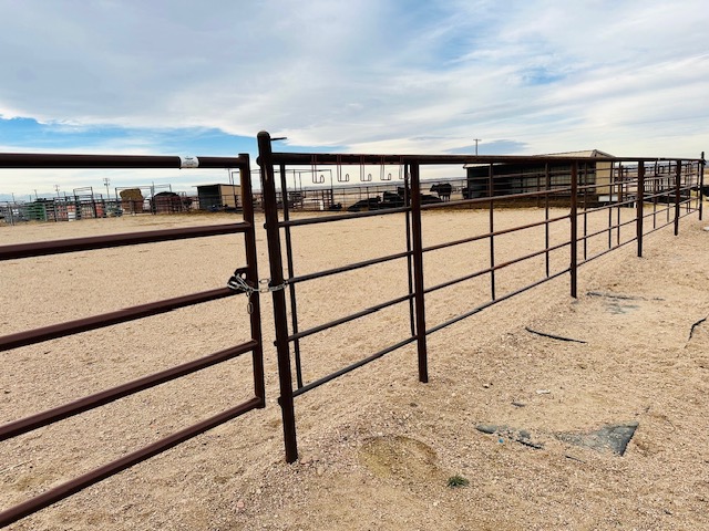 Continous Fence used in an Arena, Fence also Doubles as a Tie Rail for Horses. Construction by Integrity Welding Service LLC, servicing the Front Range of Colorado.